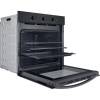 Side open view of Indesit IO232HBUK with visible tilting grill and manual dials