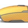 Side profile of the Miele L1Flex in yellow