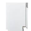Side profile showing semi-integrated fit within cabinetry
