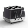 Side view of the Morphy Richards 243020 Cassini 4-Slice Toaster