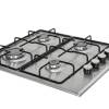Side view of the Nordmende HGE603IX Gas Hob