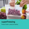 Siemens brushed black steel fridge freezer with ice and water dispenser