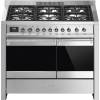 Smeg A2PY-81 - 100cm Opera Dual Fuel Range Cooker - Stainless Steel