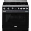 Smeg CPF9IPBL - 90cm Portofino Aesthetic Cooker with Pyrolytic Multifunction Oven and Induction Hob