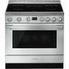 Smeg CPF9IPX - 90cm Portofino Aesthetic Cooker with Pyrolytic Multifunction Oven and Induction Hob