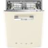 Smeg DIFABCR 50s Style Cream Built-in Dishwasher 