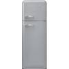 Smeg FAB30RSV5 50s Style Silver Fridge Freezer