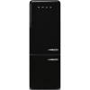 Smeg FAB38LBL5 50s Style Retro Black Fridge Freezer