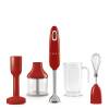 Smeg HBF02RDUK 50s Style 4 in 1 Hand Blender - Red