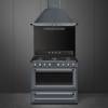 Smeg TR90GR Victoria Dual Fuel Range Cooker 