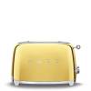 Smeg TSF01GOUK 50s Style Two Slice Toaster - Gold