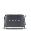 Smeg TSF01GRUK 50s Style Two Slice Toaster - Slate Grey