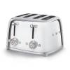 Smeg TSF03SSUK Four Slice 50s Style Toaster - Gloss Steel