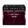 Stanley SDL110DFCBY Supreme Deluxe 110cm Dual Fuel Range Cooker in Cranberry