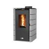 Stanley Solis K100SPGYFLT Edge Grey Pellet Stove - Flat Sides