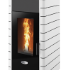 Stanley Solis K1200+ Central Heating Pellet Stove - White Side Panels