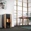  Stanley Solis K300SPOAK Pellet Stove - Oak Veneer Sides