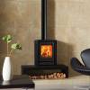Stovax Riva2 40 Freestanding wood burning stove with large viewing window