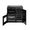 Stoves Richmond RD90EiTCH BLK 90cm Induction Range Cooker - Black 444411853