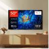 TCL 50C6KS-UK 50 inch QD-Mini LED TV front view