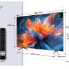 TCL 55T8C-UK 55 TV dimensions