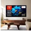 TCL 75P7K-UK 75 inch 4K QLED TV front view
