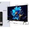 TCL Direct LED HDR Google TV dimensions