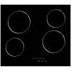 Top view of Culina UBTCC60LC.1 60cm ceramic hob with pro satin black glass and front touch control
