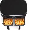 Top view of Ninja AF200UK Dual Zone Air Fryer with two 3.8L baskets open