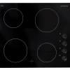 Top view of NordMende HCP604FL ceramic hob with four cooking zones