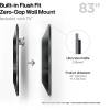 Ultra wide profile of the LG OLED83G54LW 83-inch 4K OLED Smart TV