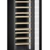 Vinidor Selection wine cabinet in BlackSteel with sleek glass door