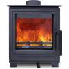 Woodford Pankhurst Medium 5kW Wood Burning Stove with large glass window