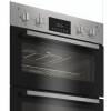 Indesit double oven with 69L main and 36L top oven compartments