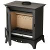 traditional multifuel stove bevelled edges