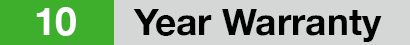 Warranty - 10 year