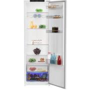 Blomberg SST4455VI open showing internal shelves and chrome wine rack