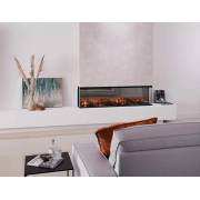 British Fires New Forest 1600 Black Edition electric fire with Deluxe Real Logs