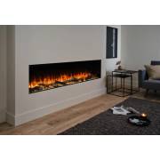 British Fires New Forest 1900 Black Edition electric fire with Deluxe Real Logs