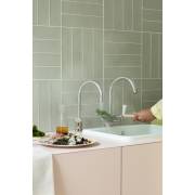 Classic Nordic Single Tap Round Chrome