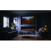 Fire FX Atmos 165R wide electric fire in modern media wall