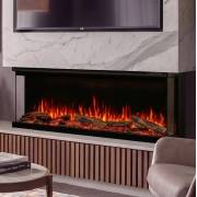 FireFX Atmos Versa 135W Three-Sided Electric Fire
