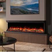 FireFX Atmos Versa 165W Three-Sided Electric Fire