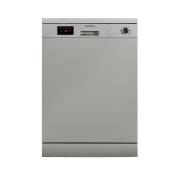Front open view of NordMende DW67SL Dishwasher in silver