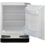 Front view of Culina FBUF60E undercounter larder fridge with open door and glass shelving