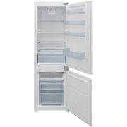 Front view of Culina FFBIFF7030E integrated fridge freezer with 7030 split and LED lighting