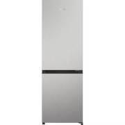 Front view of Indesit INK25322S4UK 7030 no frost fridge freezer in silver finish