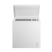 Front view of NordMende CF198WH chest freezer in white