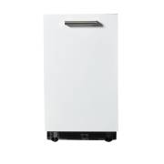Front view of NordMende DF452 45cm integrated dishwasher with cabinet door
