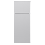 Front view of NordMende RFF266WH fridge freezer in white finish